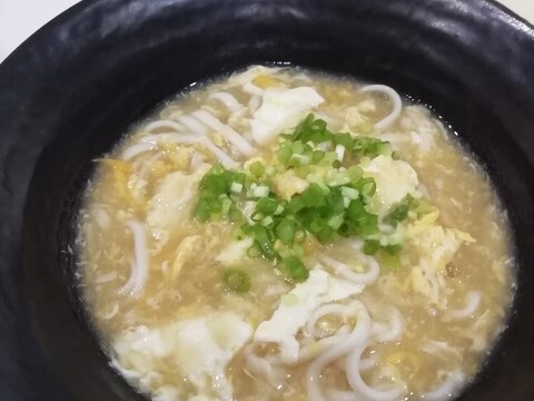 あったか♡あんかけ卵とじうどん